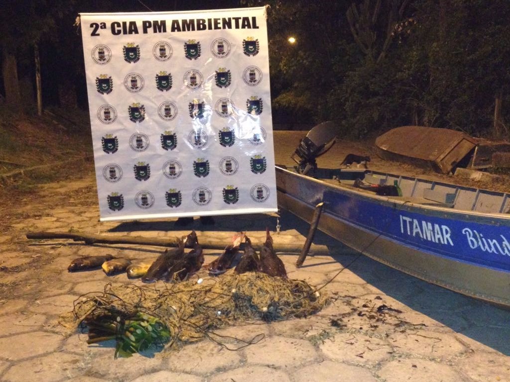 Foram usados de forma irregular, 180 metros de rede
(Foto - Divulgação).