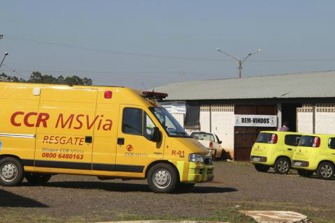 Foto divulgação CCRMS umas das viaturas de resgate