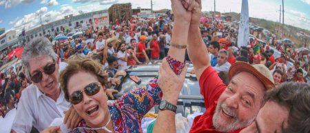 "Eles que peçam a Deus para eu não ser candidato", diz Lula Ricardo Stuckert / Divulgação