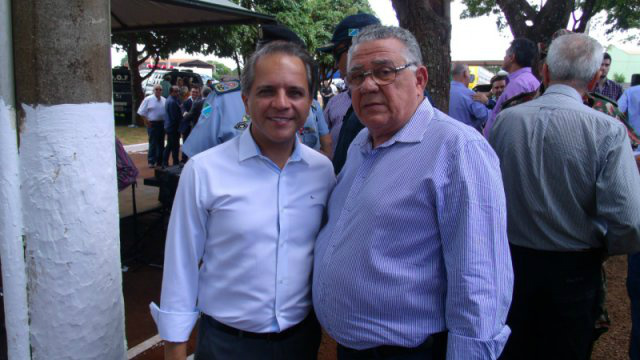 Vereador Braz Melo com o deputado estadual Coronel David
