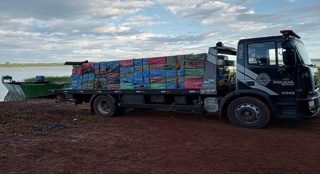 Fronteiras têm apreensão recorde de drogas de 56 toneladas em abril Apreensão pela Operação Hórus sob coordenação da Secretaria de Operações Integradas
Divulgação/MJSP