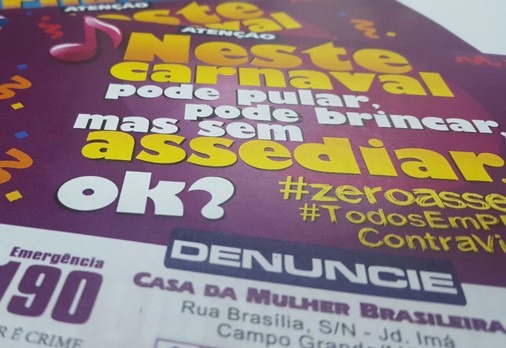 Campanha do TJMS busca Carnaval sem assédio contra mulheres