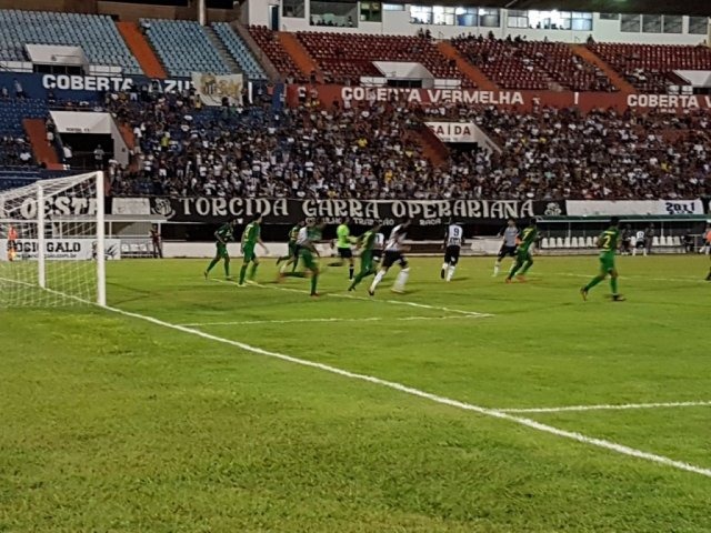 Os times de MS, Operário e Corumbaense, vencem na Copa Verde Jogo entre Operário e Cuiabá, no Morenão. Foto: Divulgação OFC