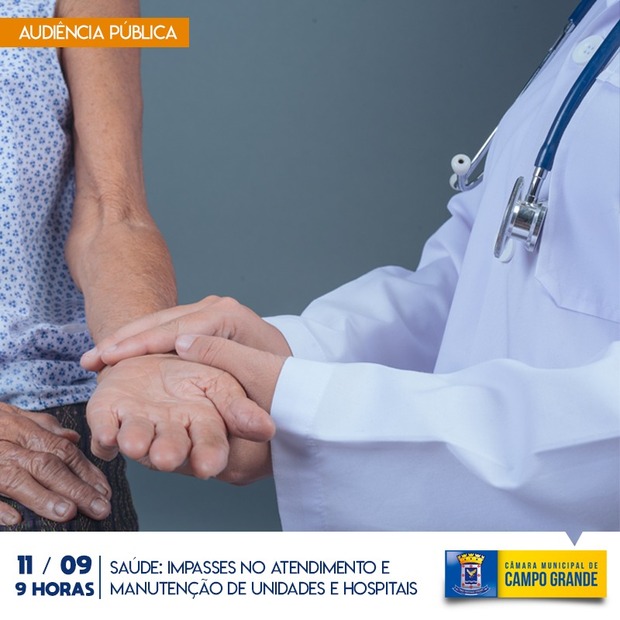 Audiência discute impasses no atendimento de unidades de saúde e hospitais da Capital