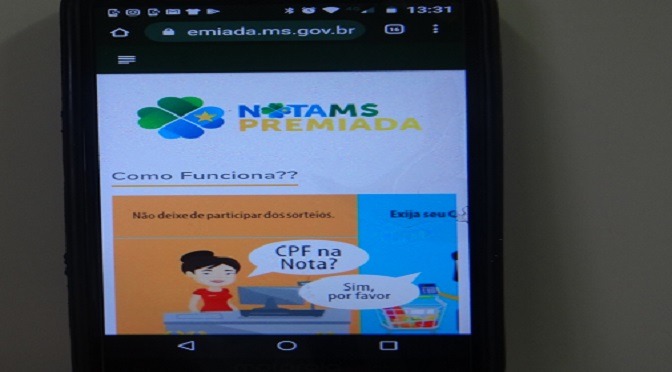 Nota MS Premiada: aplicativo facilita acesso dos consumidores para conferir dezenas
