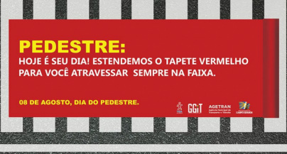 Prefeitura promove ação para o Dia do Pedestre na Afonso Pena