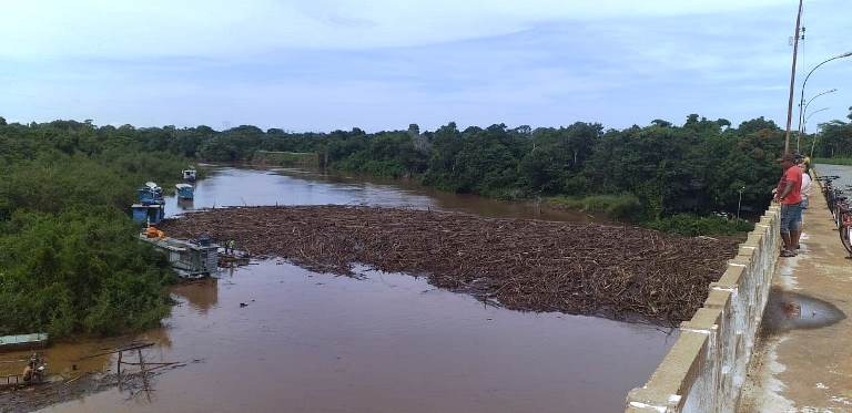 Imasul conclui ser “fenômeno natural” o material orgânico que obstruiu rio Miranda Imasul