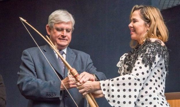 O presente foi uma iniciativa de indígenas de Sergipe, que pediram que a peça chegasse a Janot | foto: PGR / Divulgação