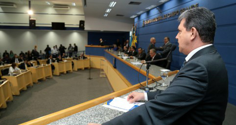 Na abertura do ano legislativo, Prof. João Rocha reforça papel fiscalizatório da Câmara Na abertura do ano legislativo, Prof. João Rocha reforça papel fiscalizatório da Câmara