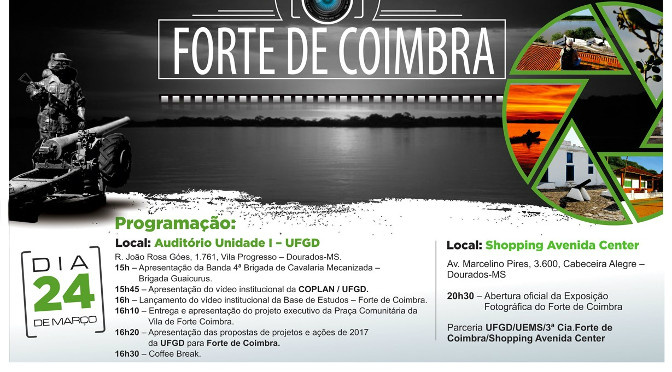 Uems e UFGD abrem exposição fotográfica Forte de Coimbra nesta sexta-feira