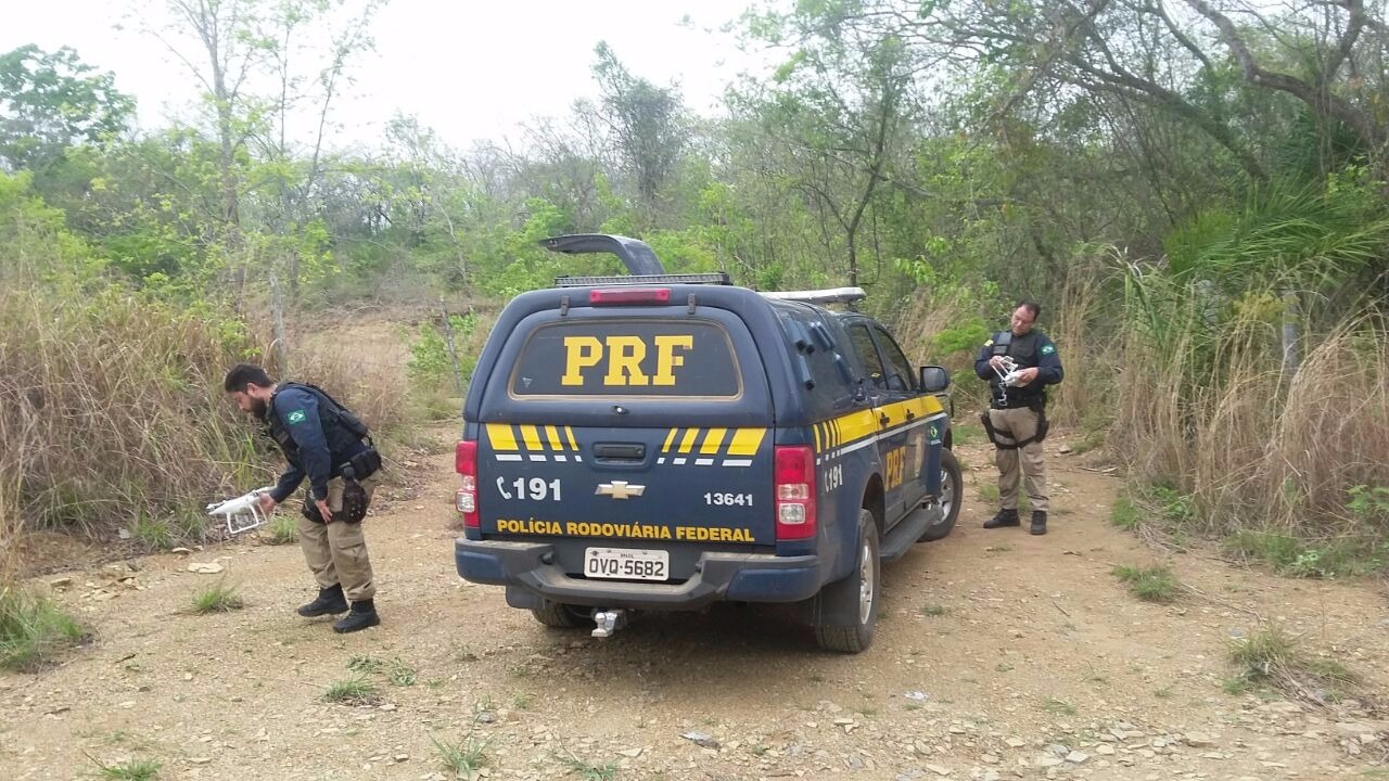 PRF usa drone para desarticular quadrilha de roubo à veículos PRF usa drone para desarticular quadrilha de roubo à veículos
