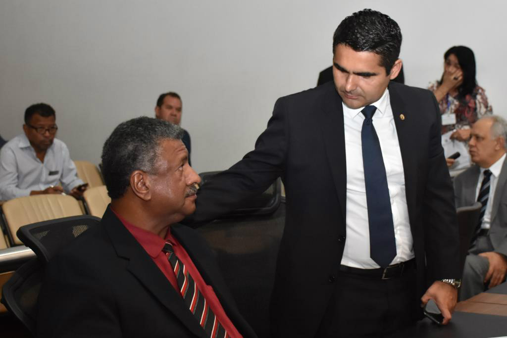 João Grandão e Herculano Borges tomaram posse como presidente e vice-presidente, respectivamente
Foto: Roberto Higa  AL/MS
