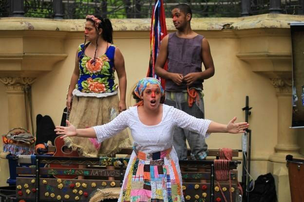 Cena do espetáculo Ditinho Curadô, de Sorocaba (SP), que será encenado amanhã