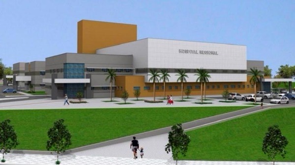 Perspectiva do Hospital Regional de Dourados
