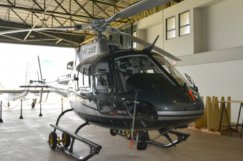 Governo atualiza revisões e coloca aeronaves em operação a partir de junho Helicóptero utilizado no policiamento ostensivo da PM. Foto: Edemir Rodrigues