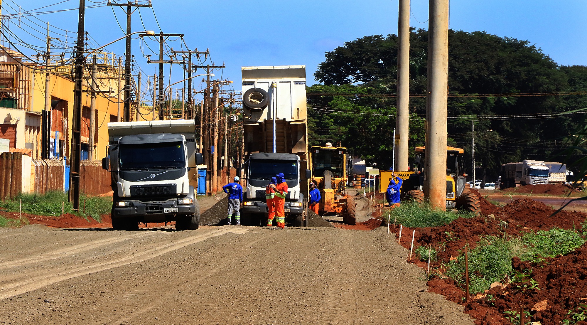 Obra do Governo garante nova pista de acesso ao Núcleo Industrial Edemir Rodrigues / Governo MS