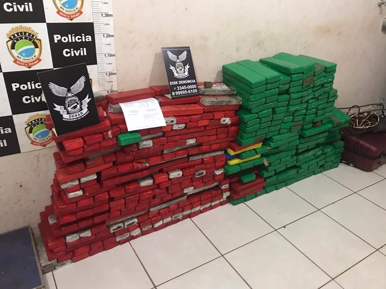 PC dá prejuízo de quase R$ 1 milhão a traficantes ao apreender droga que iria pro Nordeste Divulgação