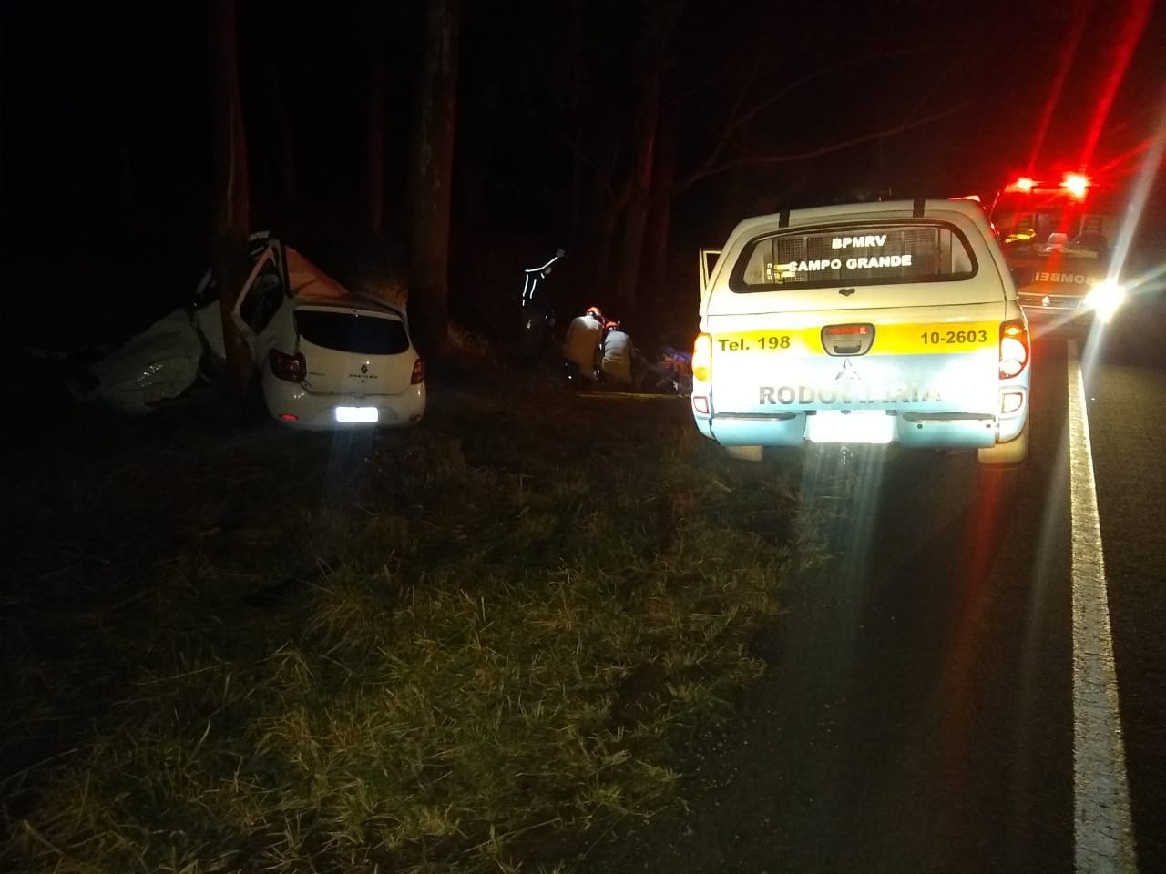 Polícia militar rodoviária prende traficante com 431 kg de maconha após acidente