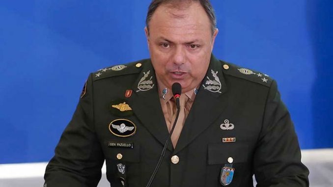 General do Exército Eduardo Pazuello assume Ministério da Saúde interinamente Divulgação