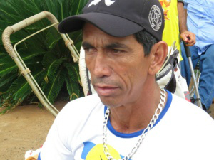 Cadeirantes fazem protesto contra desrespeito a vagas especiais Presidente do CAPDFD, Alex Morais disse que as pessoas precisam se conscientizar e respeitar mais os deficientes (Foto: Adriano Moretto)