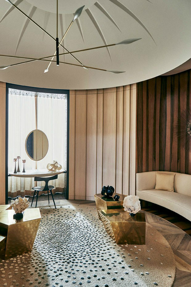 Décor do dia: sala de vestir com tons claros