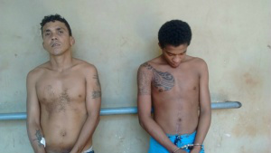 Os dois internos cumprem pena pela prática de furto no semiaberto- Foto: Osvaldo Duarte
