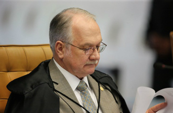 O ministro Edson Fachin durante sessão do Supremo (Foto: Carlos Moura/SCO/STF)