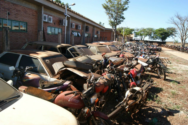 Veículos sem condições de uso deverão ser compactados ou esmagados - Foto: Divulgação