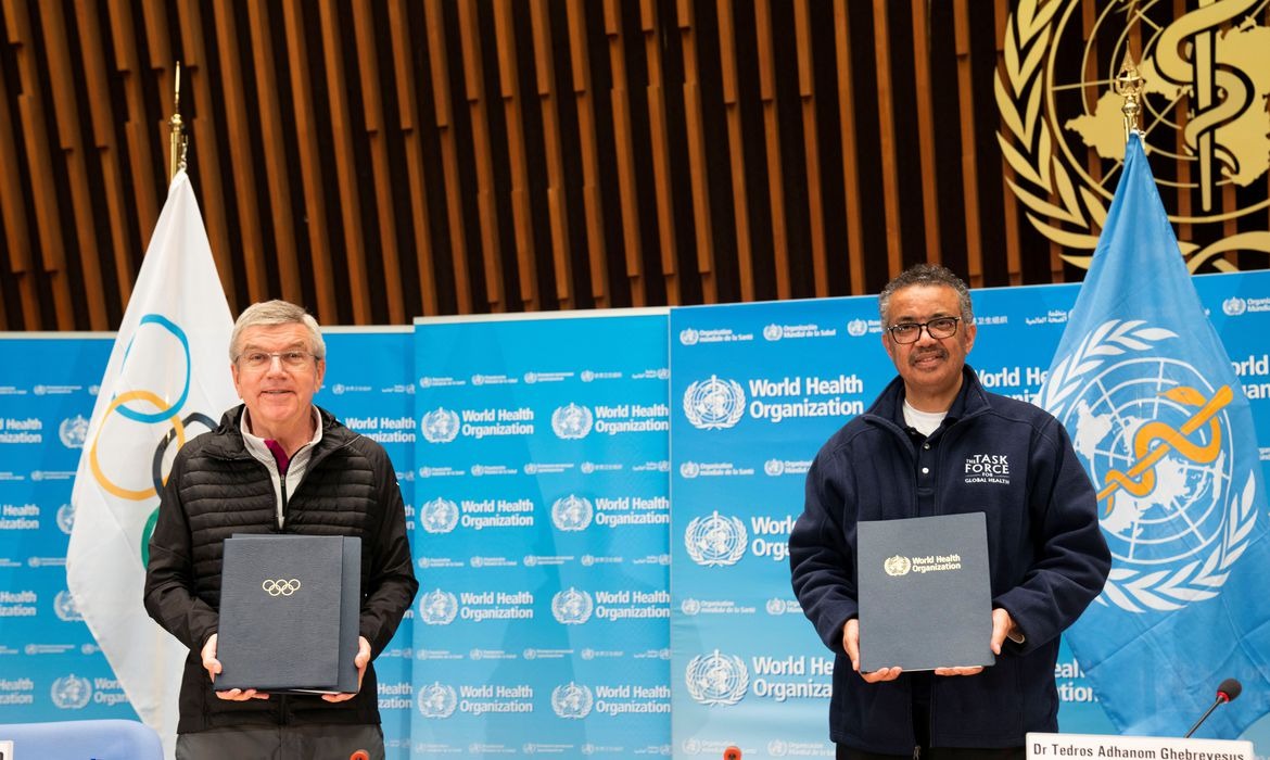 Tedros diz esperar que Jogos celebrem vitória sobre coronavírus Christopher Black/WHO