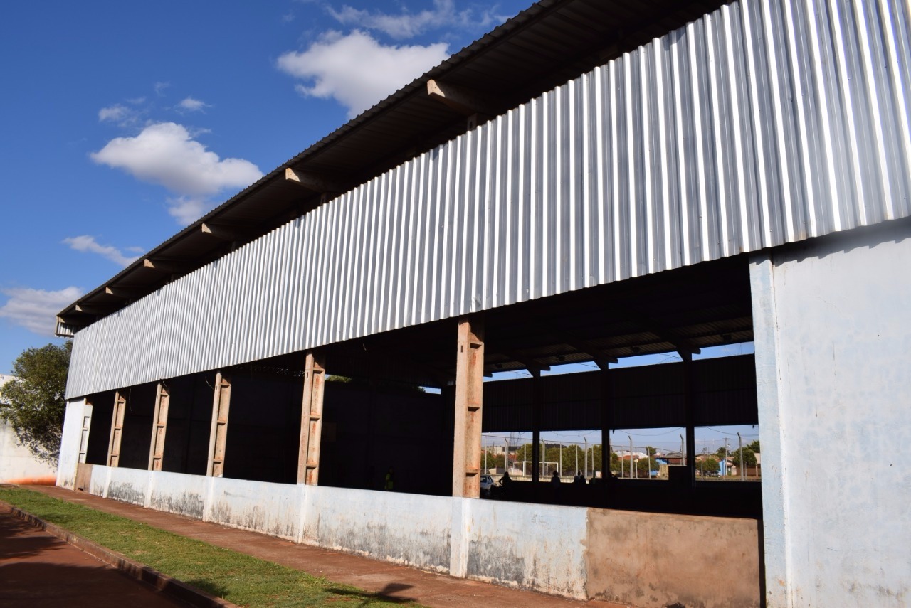 Governo do Estado libera mais de R$ 120 mil em recursos para reforma de quadra esportiva, em Maracaju Fotos: Géssica Souza (Maracaju em Foco)