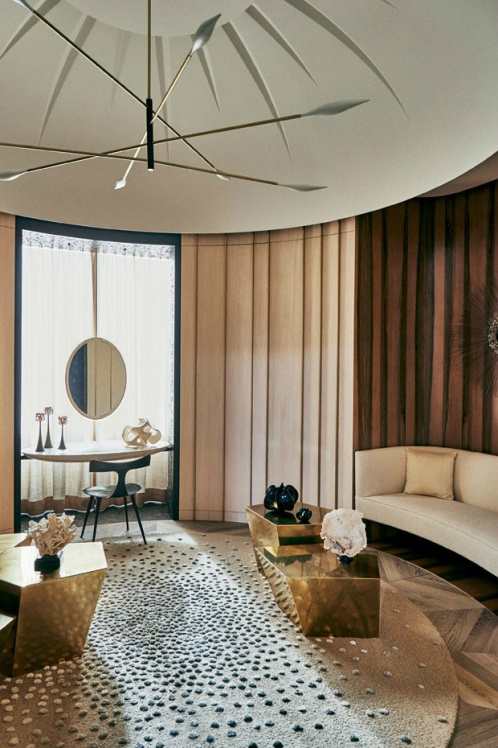 Décor do dia: sala de vestir com tons claros