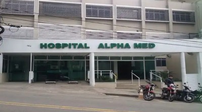 Frente do Hospital Alfha Med