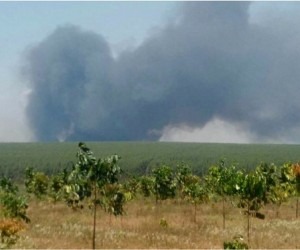 Grande incêndio registrado a 15 quilômetros de Ribas do Rio Pardo - Andrey Luiz/All Drone´s