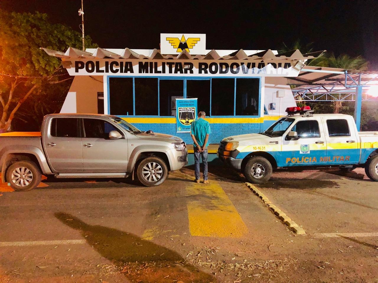 O motorista foi preso.