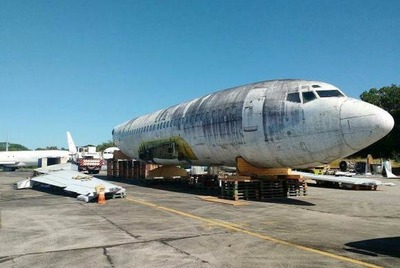 Avião abandonado no aeroporto de Fortaleza será levado para a Alemanha - SBFZ Spotting/Divulgação