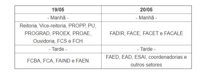 Vacinação para professores da UFGD e da UEMS começa nesta terça na Cidade Universitária Vacinação para professores da UFGD e da UEMS começa nesta terça na Cidade Universitária