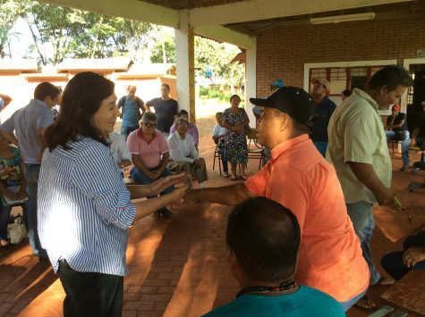 Prefeita Délia é a primeira gestora a comparecer na aldeia tão logo inicie o mandato – Clovis de Oliveira