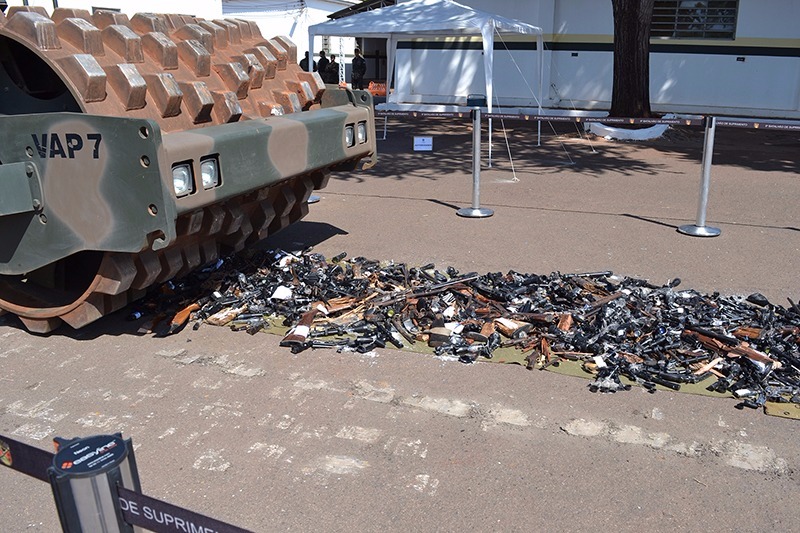 Ação é resultado da Campanha Nacional de Desarmamento em Mato Grosso do Sul
(Foto - Divulgação).