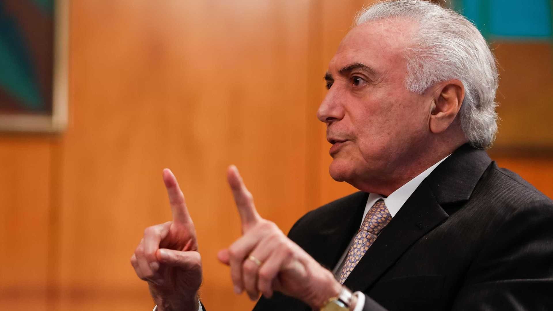 Temer discute nomes de Jungmann e Beltrame para Segurança Pública Marcos Corrêa/PR