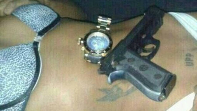 Uma das fotos de Patty, que foi divulgada nos bate-papos virtuais Foto: Foto do leitor/Via WhatsApp