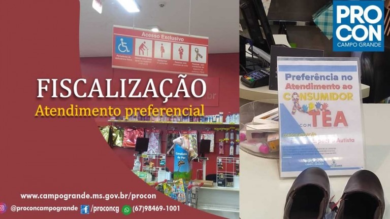 Procon Municipal inicia fiscalização do atendimento prioritário de pessoas com TEA