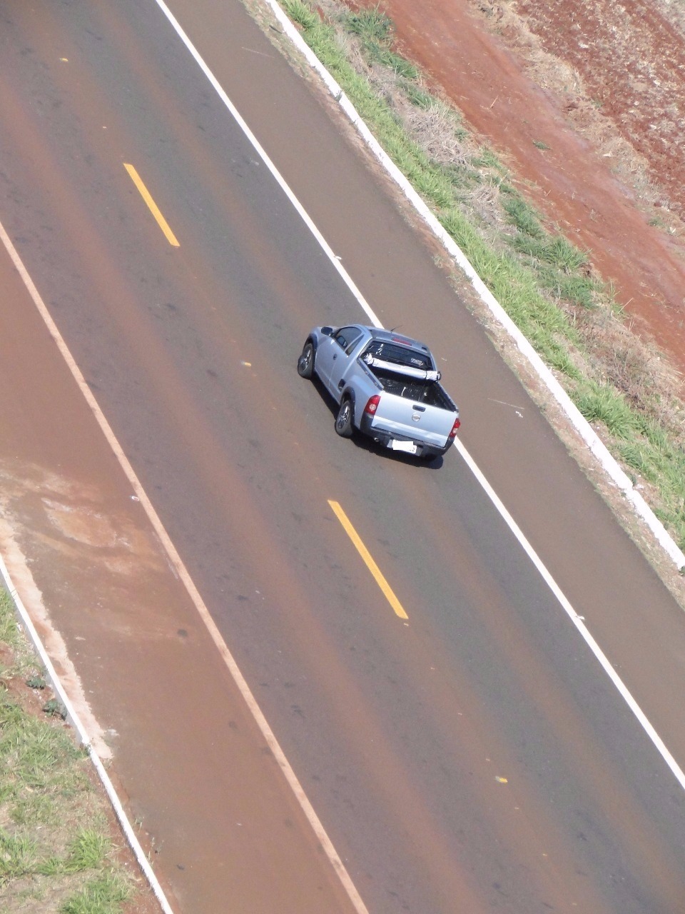 Helicóptero tem auxiliado a PRF na BR-463 - Foto: Divulgação/PRF
