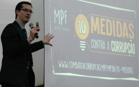 Lava Jato apresenta seu primeiro processo contra um partido político Deltan Dallagnol, procurador da força-tarefa da Lava Jato. VLADIMIR PLATONOW - AGÊNCIA BRASIL