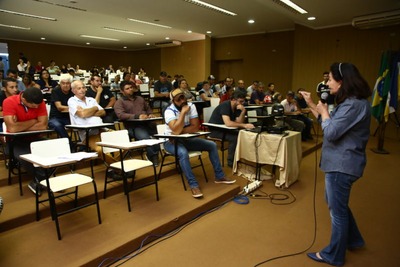 Prefeita Délia e secretários recepcionaram líderes comunitários na manhã desta sexta-feira – A. Frota

