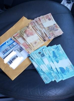 Jovem é preso após comprar notas falsas pela internet O homem foi preso ela PF. Divulgação
