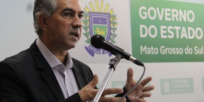 Reinaldo Azambuja destaca importância do socorro financeiro pela União Reinaldo Azambuja destaca importância do socorro financeiro pela União