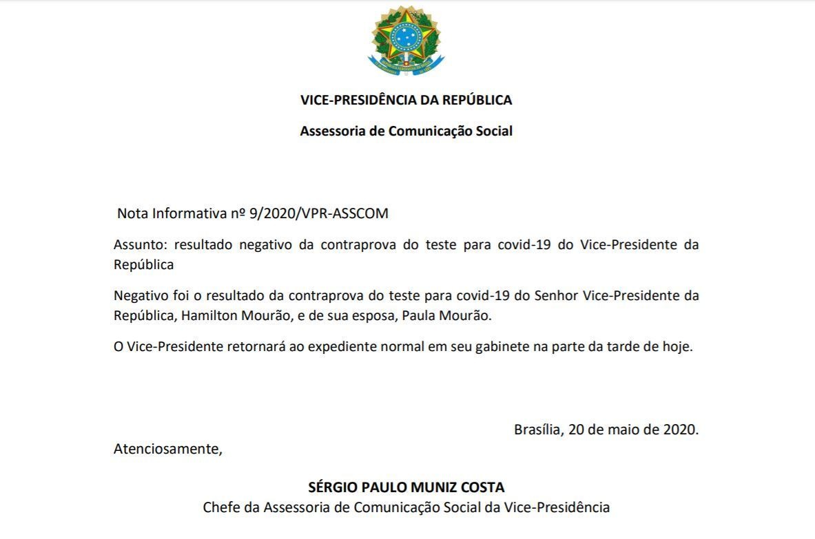 Divulgação/ Vice-Presidência