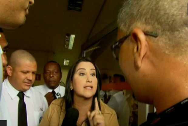 Fabíola Gadelha briga com seguranças de hospital
Foto: Reprodução