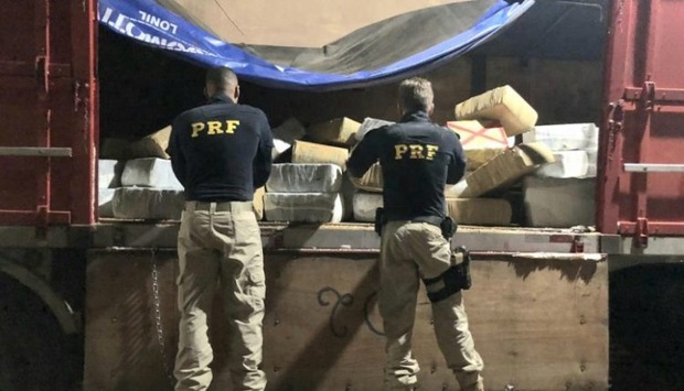 2,75 toneladas de maconha que saíram de MS são apreendidas no RS