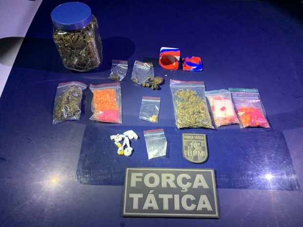 Dupla é presa com cocaína, ecstasy e LSD em Campo Grande